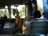 dans le bus de retour